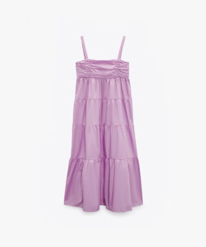 Women's Neck Midi Dress